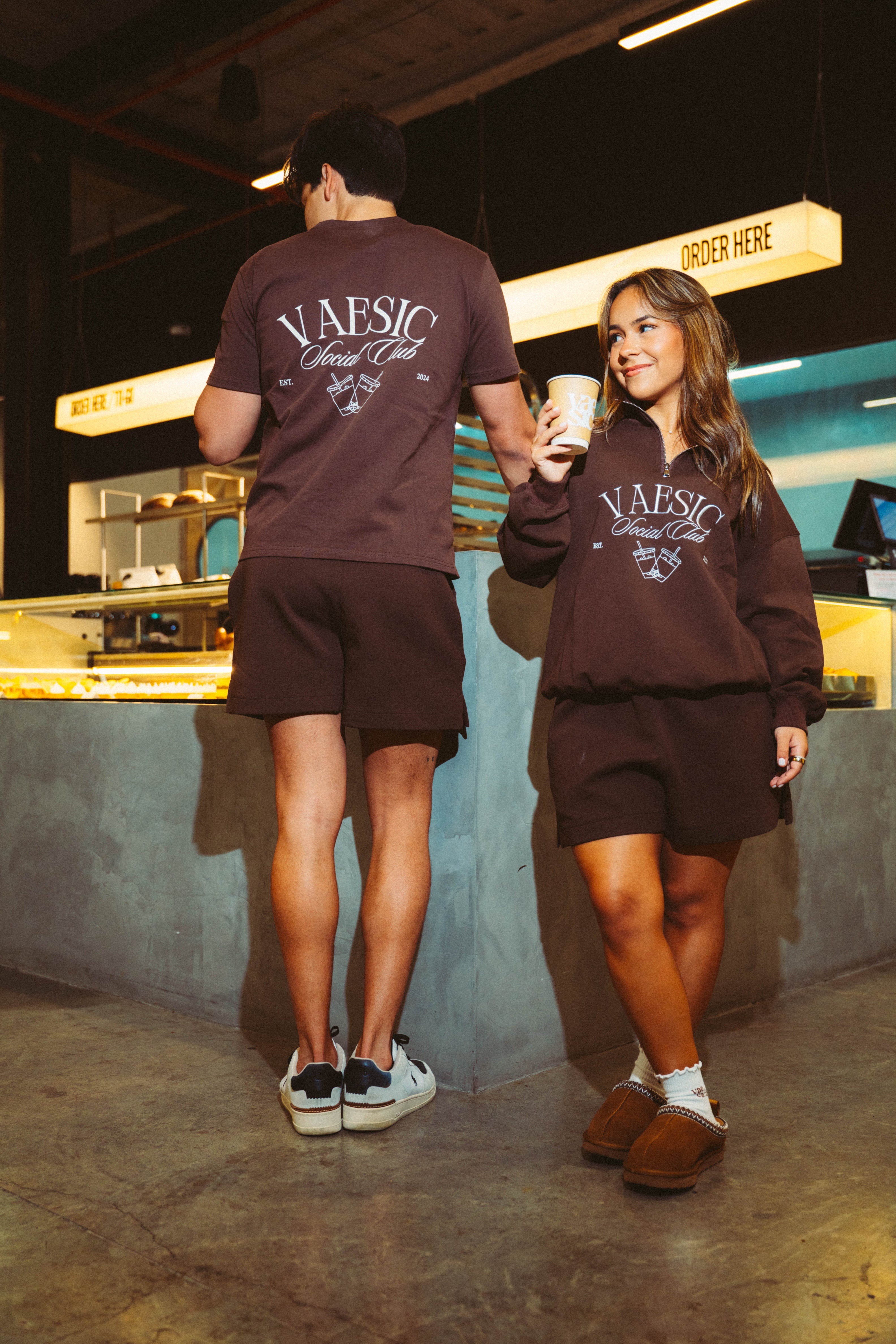 Espresso Half Zip